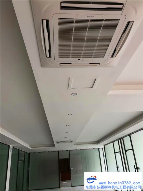 東莞公司辦公室志高多聯機中央空調安裝
